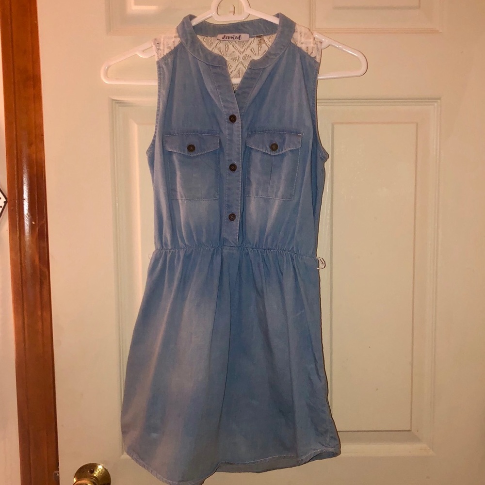 Devoted girls size 12 summer/spring shirt dress.